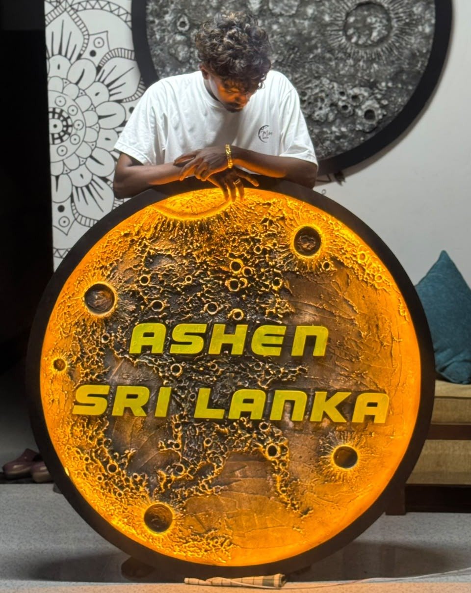 Moon Art Sri Lanka - 3D Wall Light