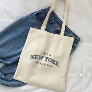 1989 New York Manhattan Tote Bag