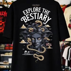 Explore The Bestiary Oversized T-Shirt
